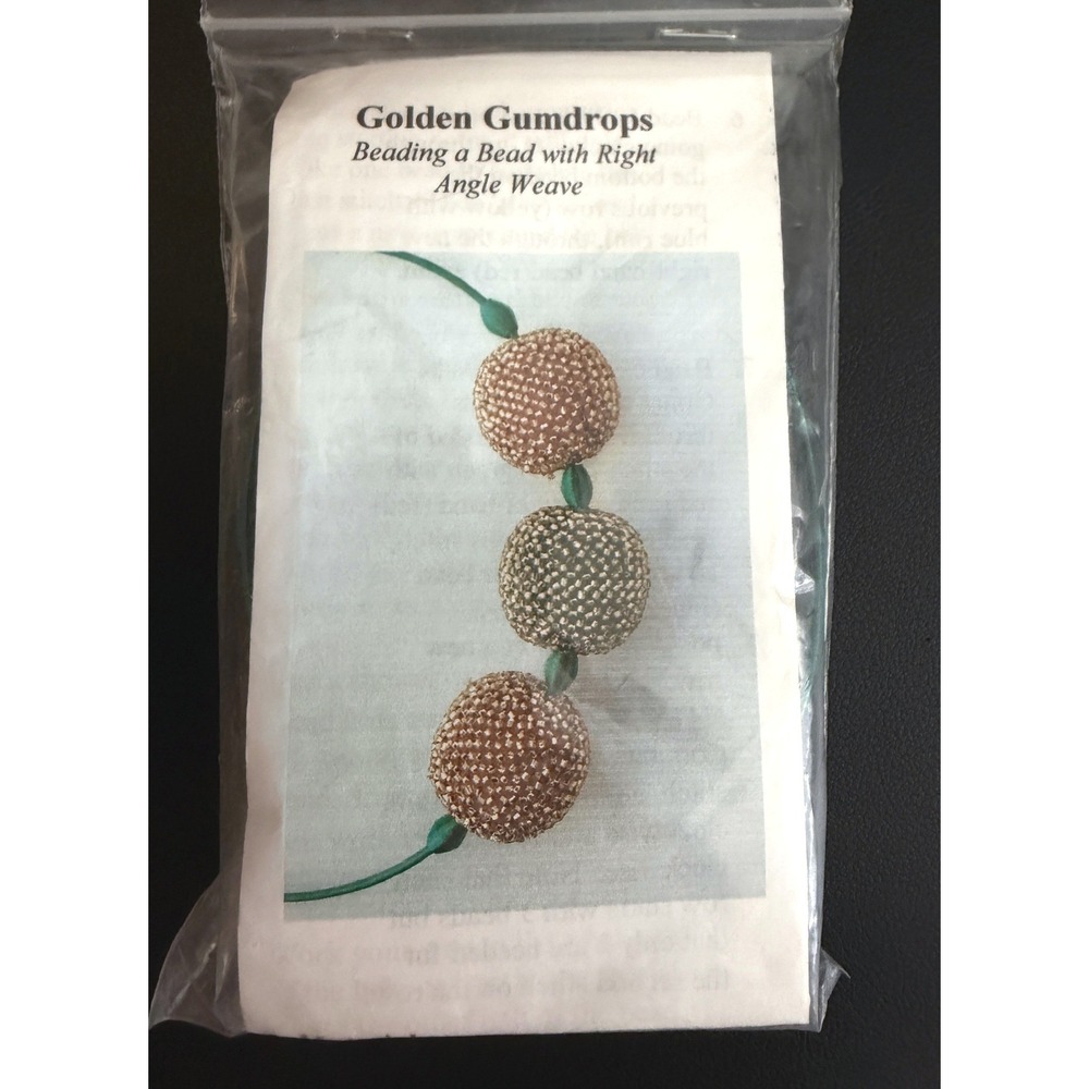 Jewelry Beading Kit Nancy Zellers Golden Gumdrops Green DIY